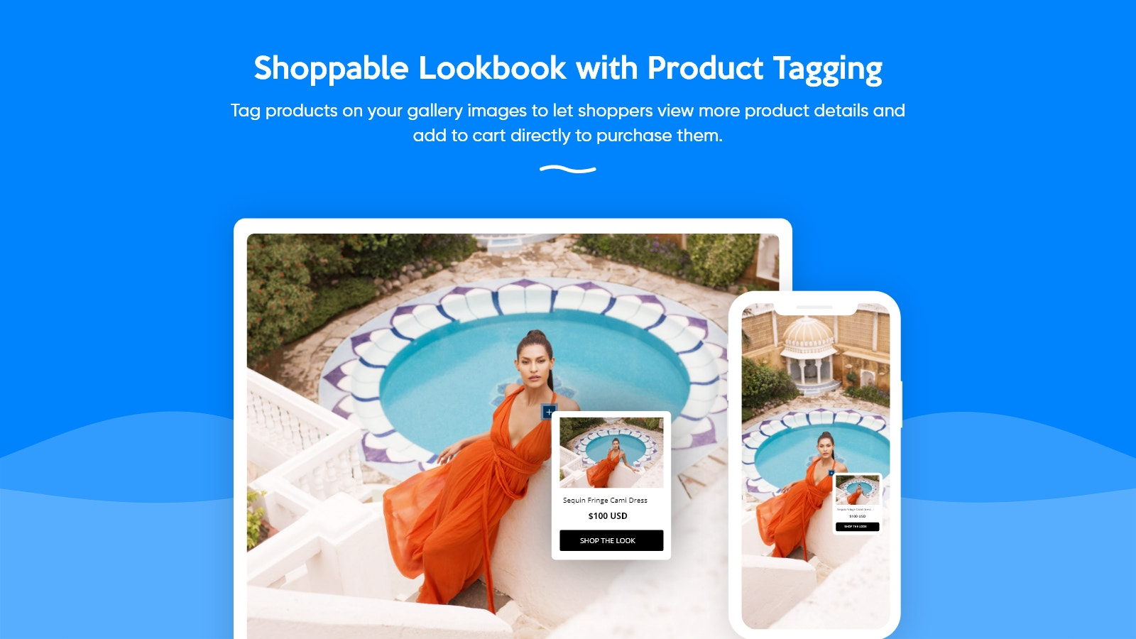 Shoppable Lookbook-app för Shopify