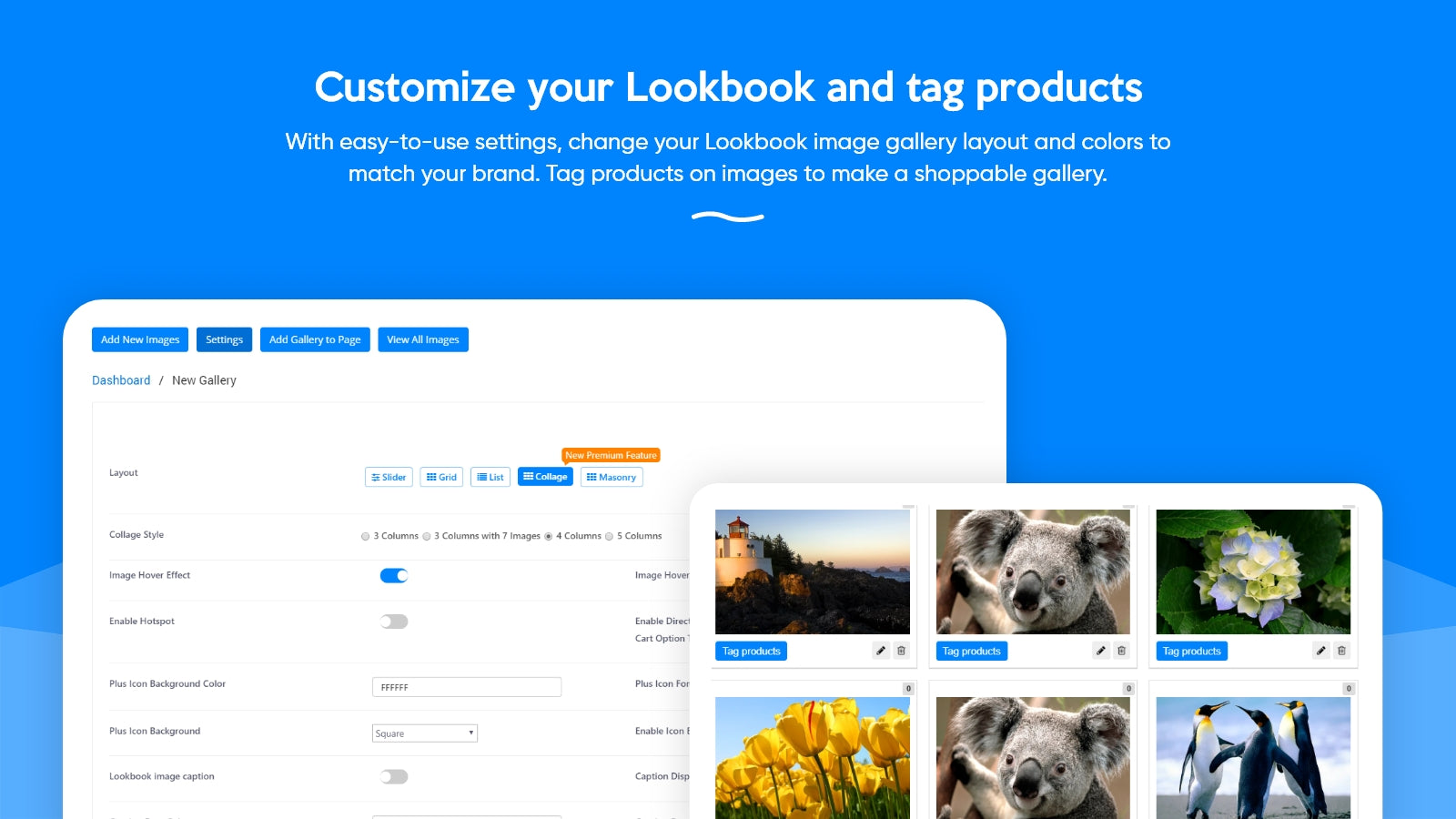 Lookbook ‑ Shoppable Gallery Screenshot