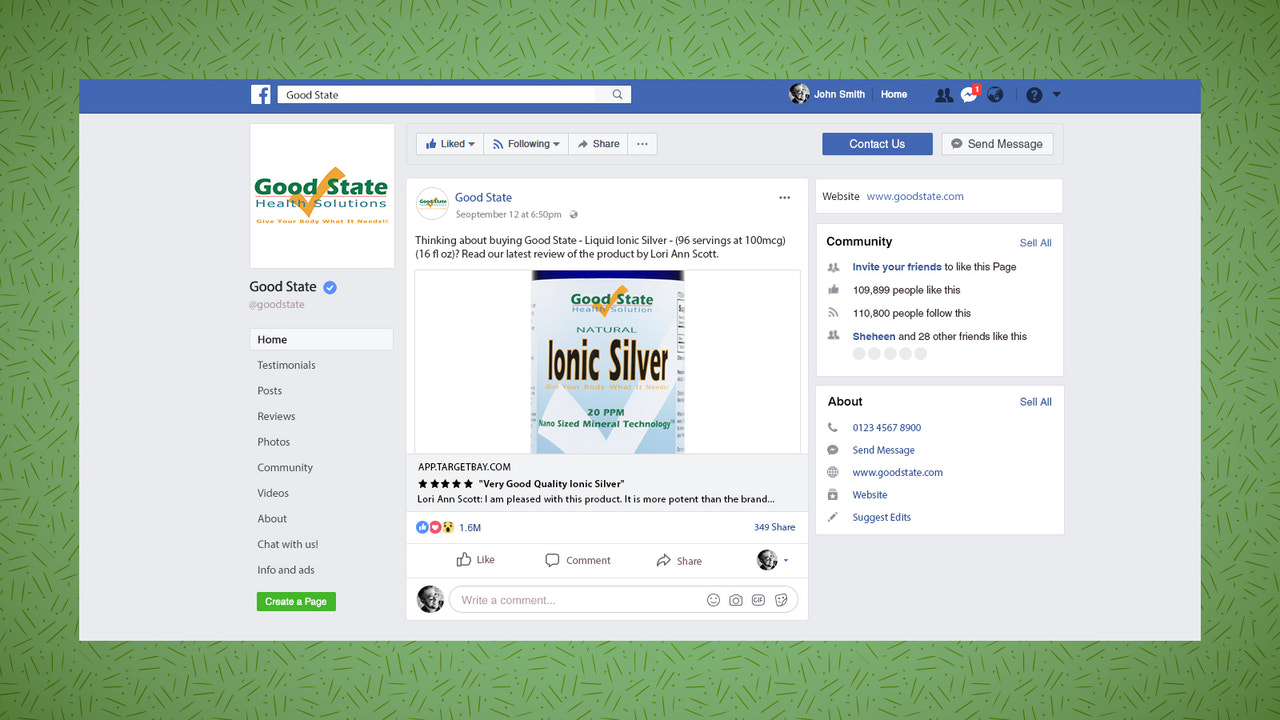 Share your Reviews on Facebook