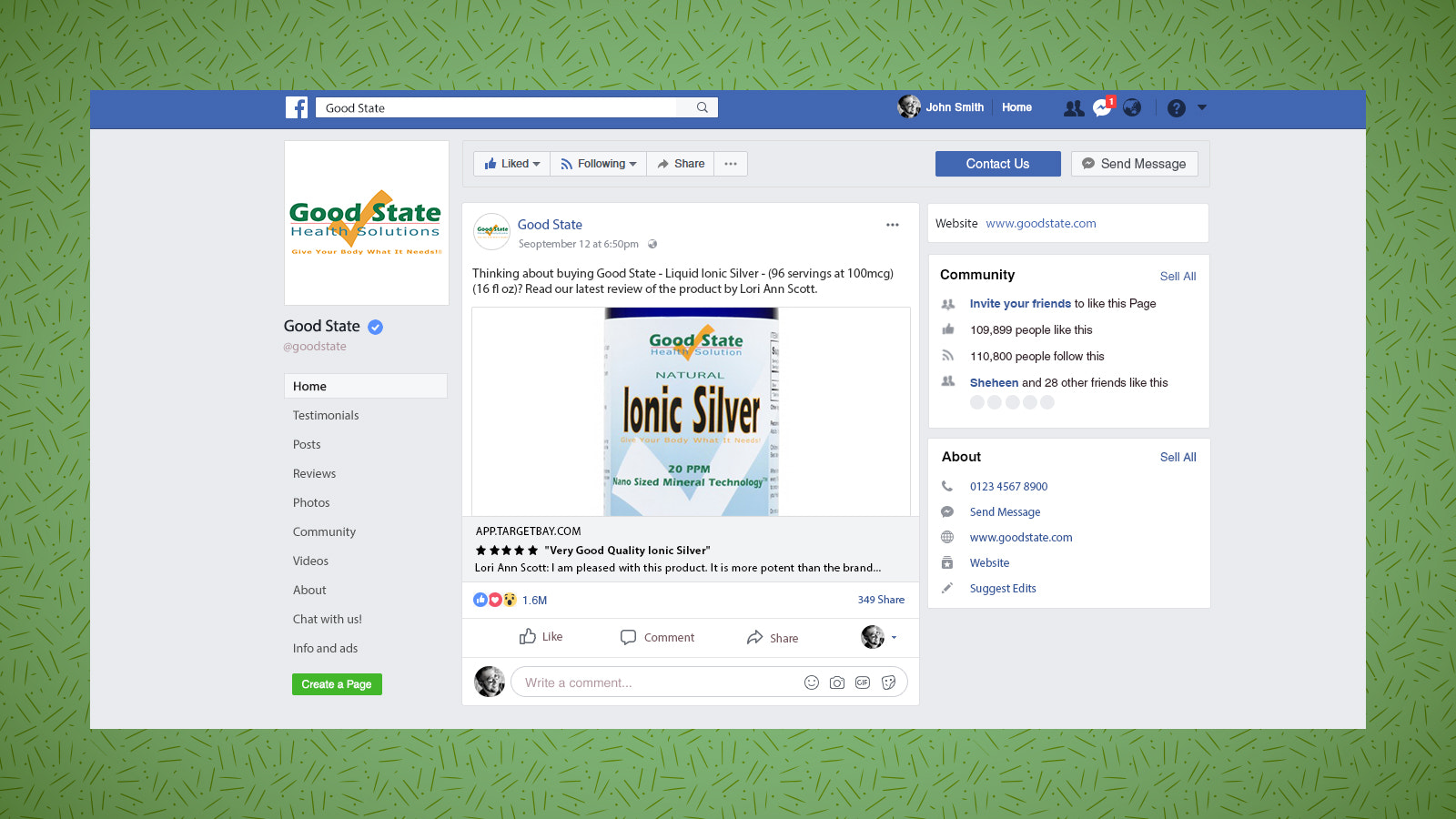 Share your Reviews on Facebook