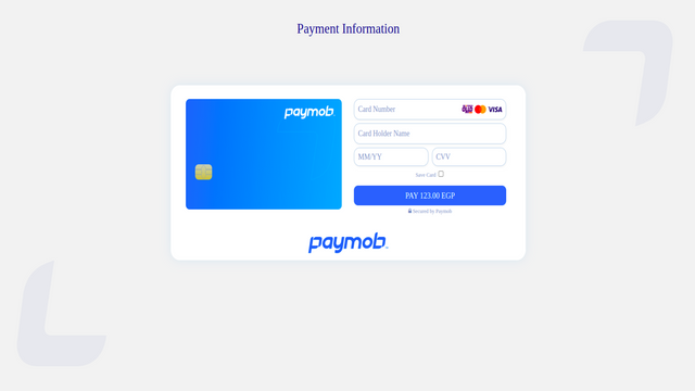 Payment Information