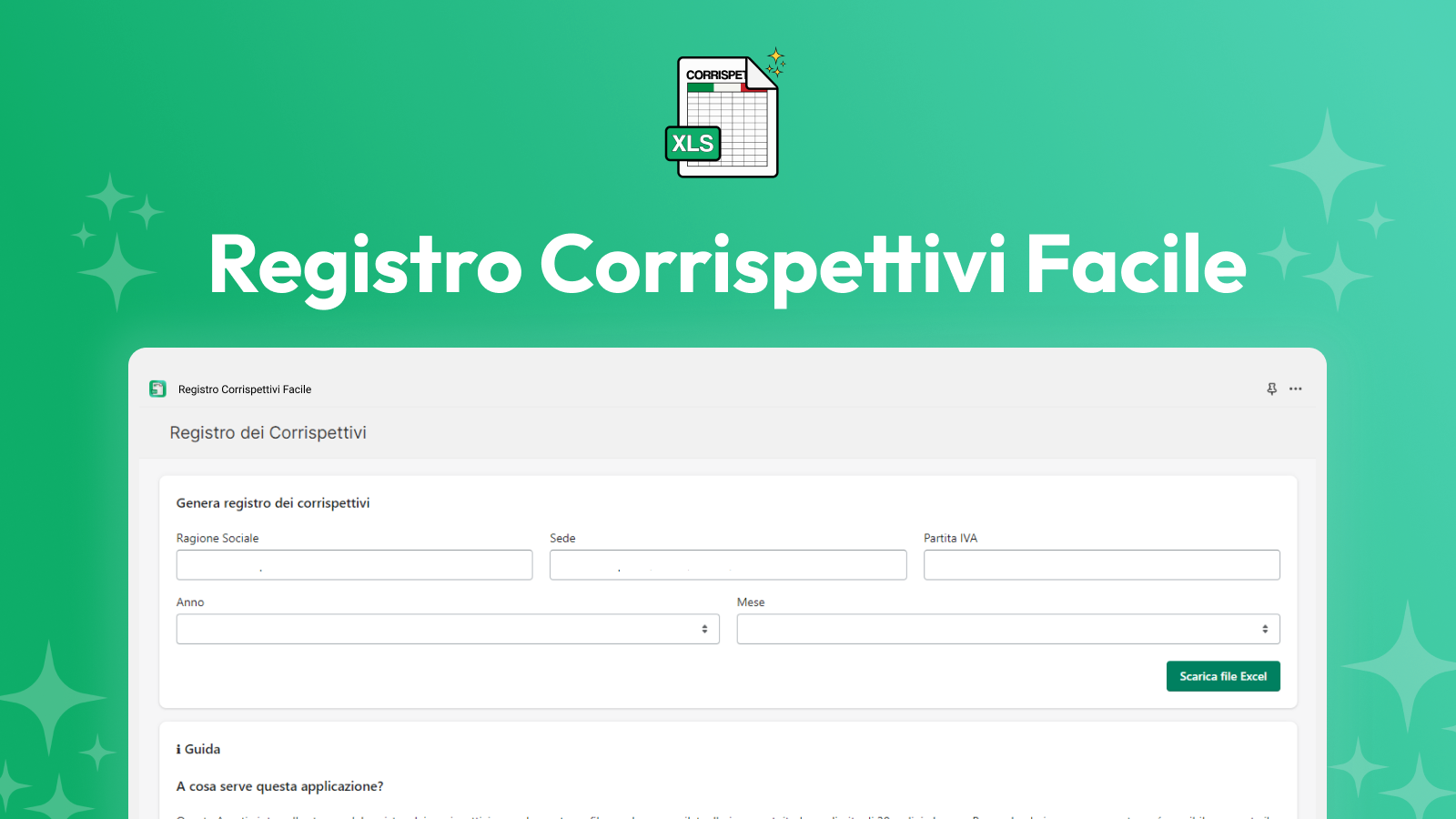 Registro Corrispettivi Facile Screenshot