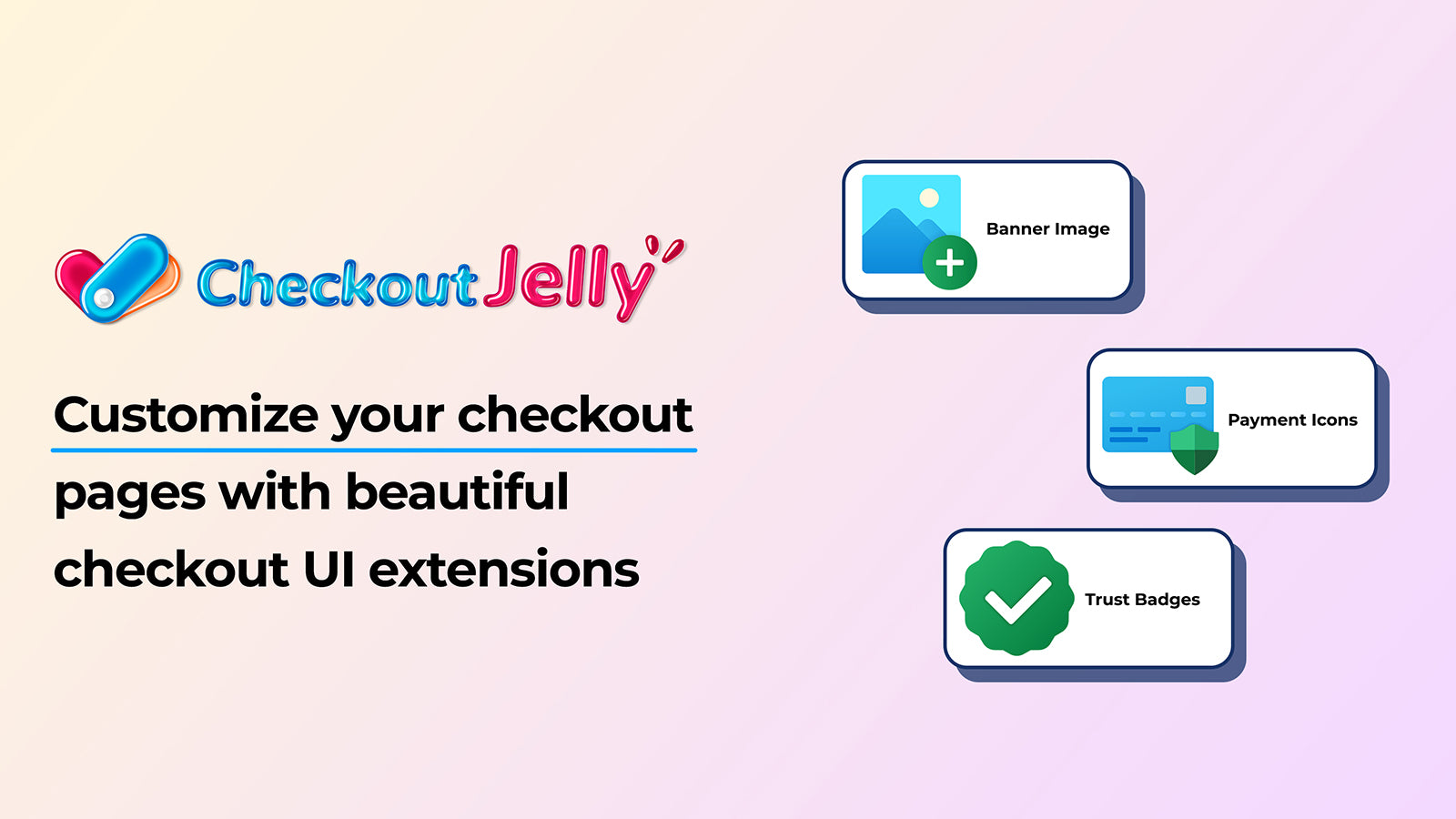 Checkout Jelly: UI extensions Screenshot