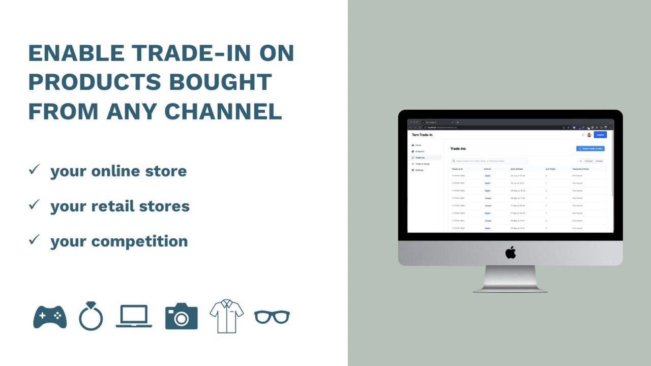 Enable trade-in on products bought from any channel