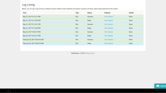 Logs to help you keep track