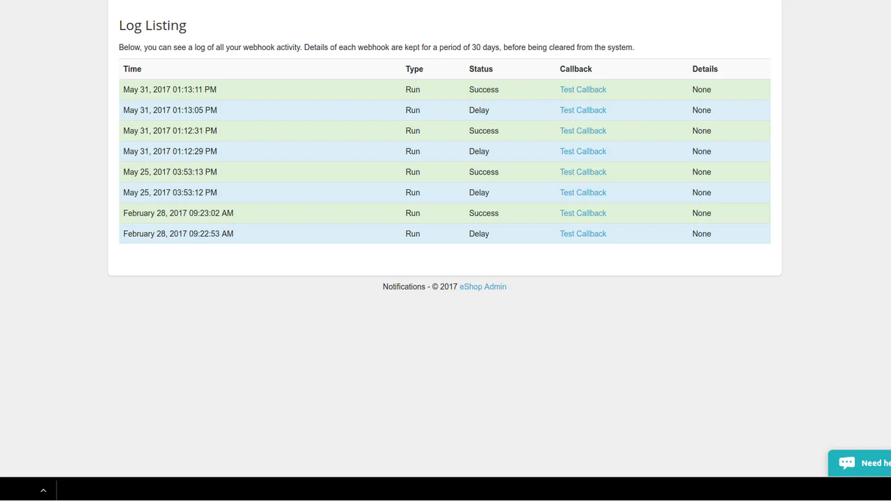 Logs to help you keep track