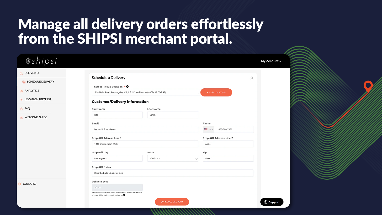 SHIPSI Instant Delivery Screenshot