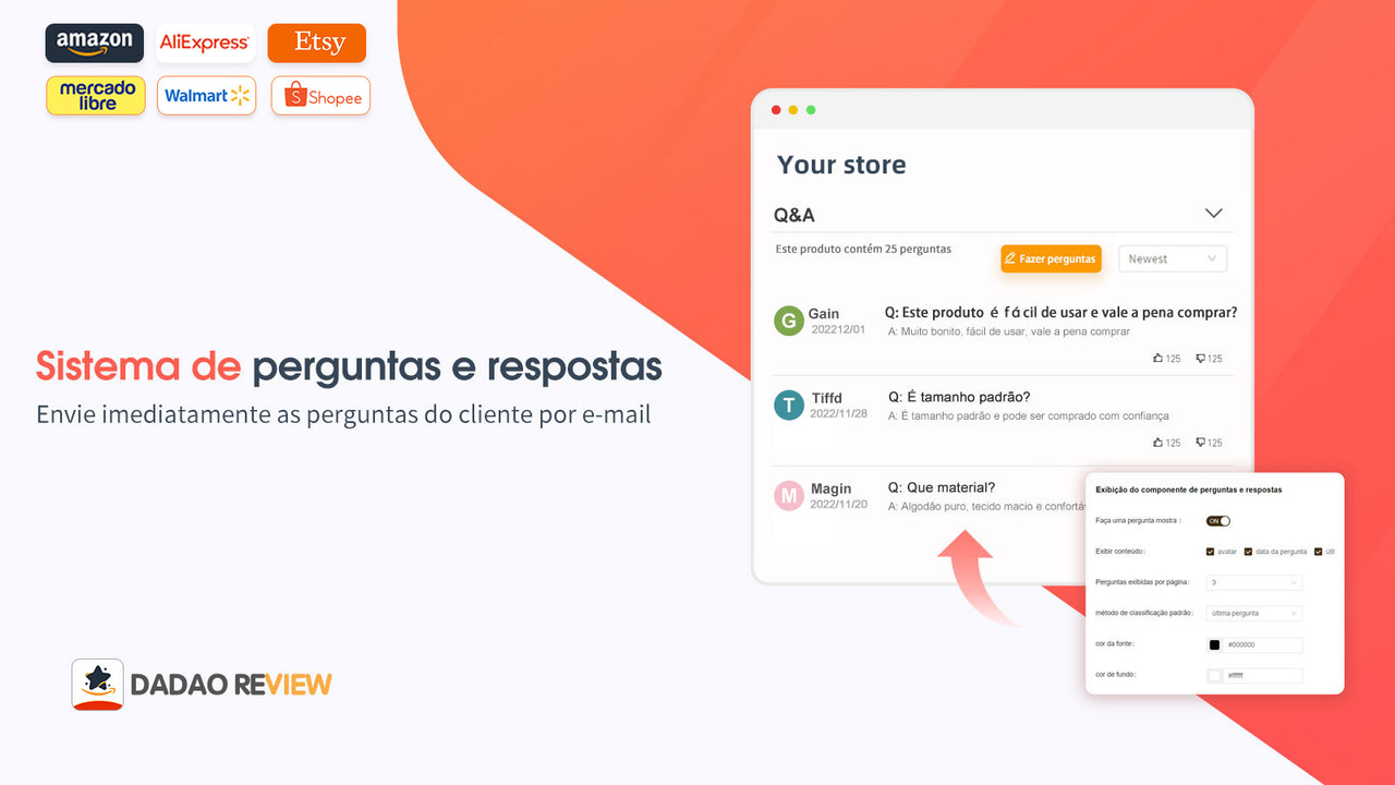 Avaliações gratuitas para sua loja shopify