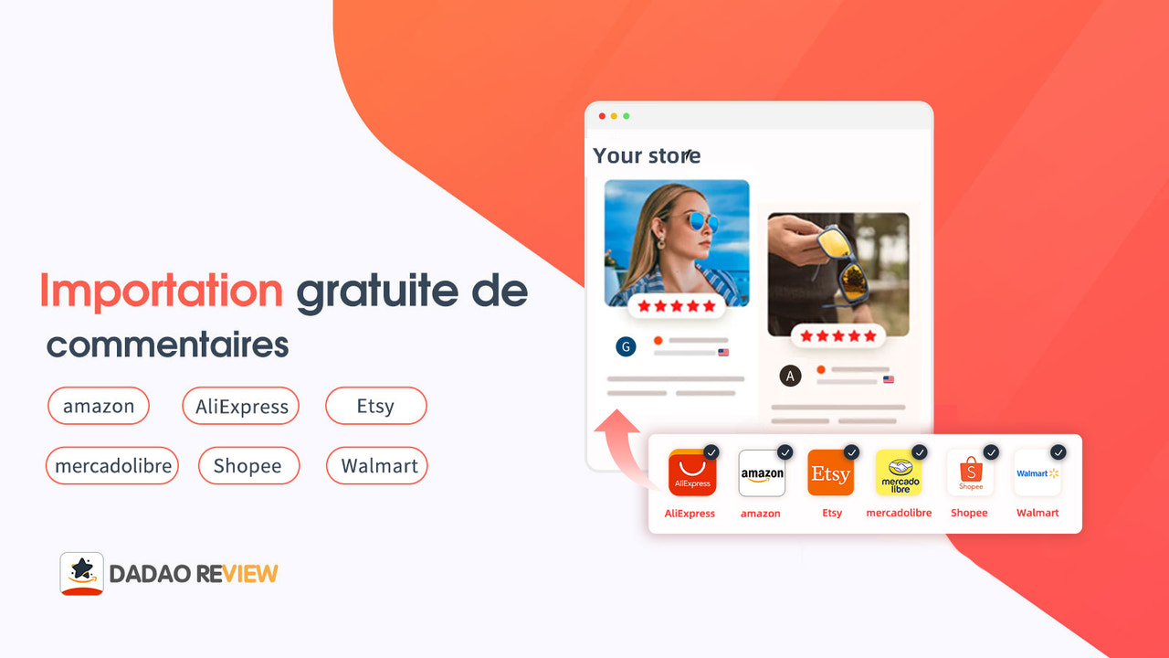 Avis gratuits pour votre boutique Shopify