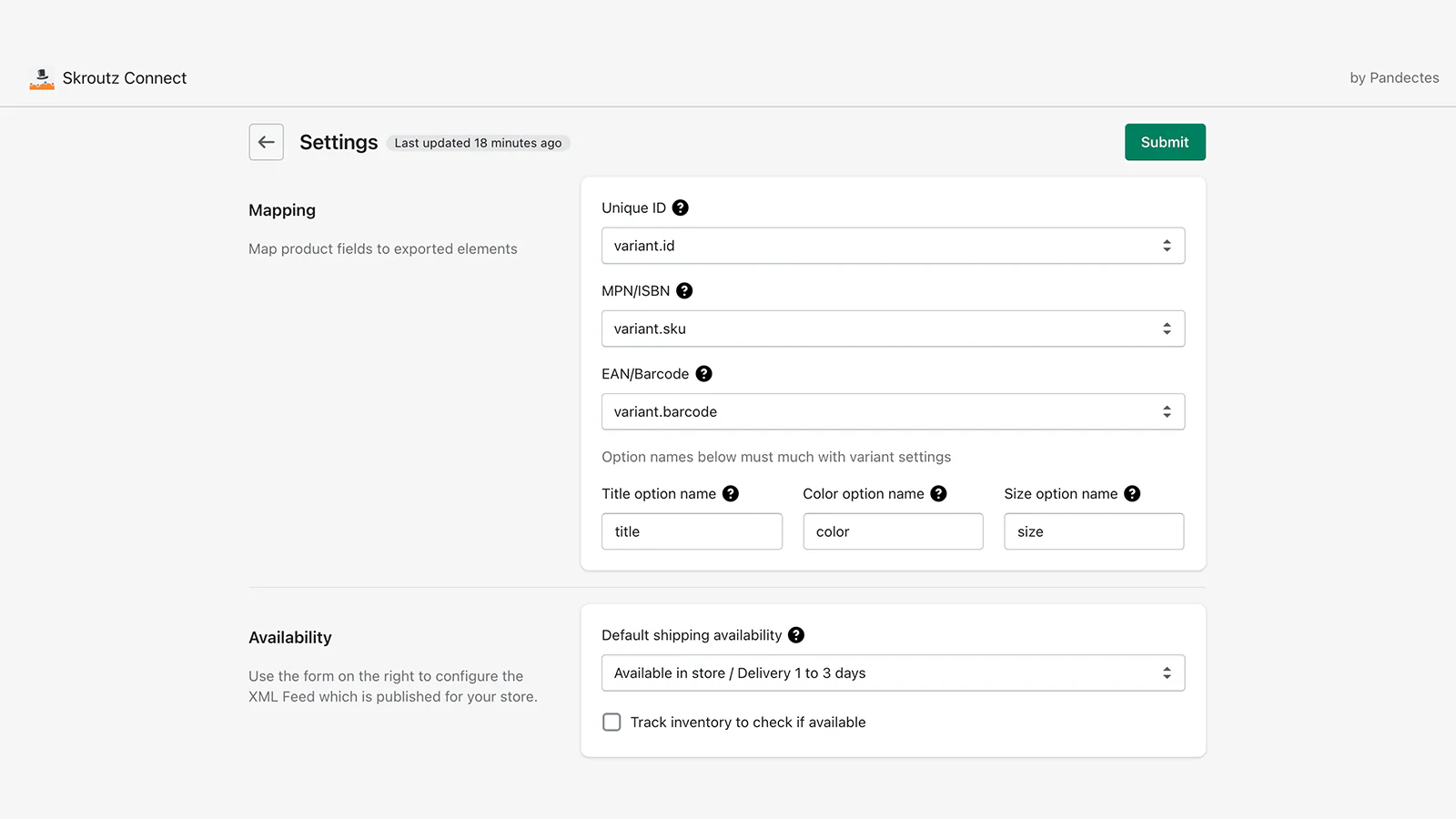 Configuraciones