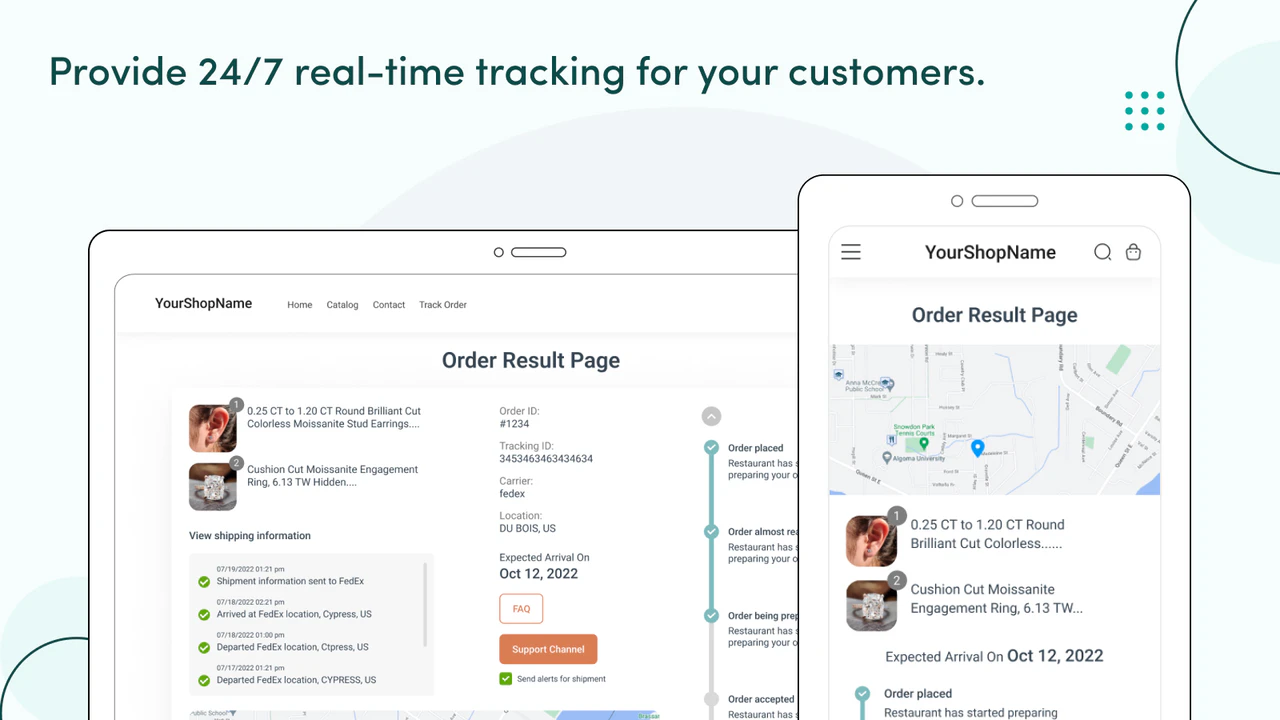 Shopify Tracking APP