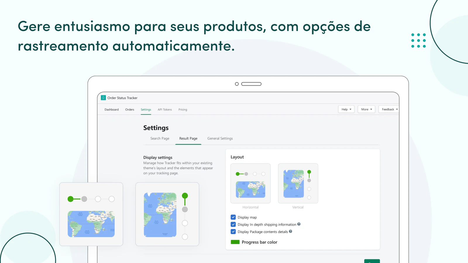 Gere animação através da opção de acompanhamento automático.