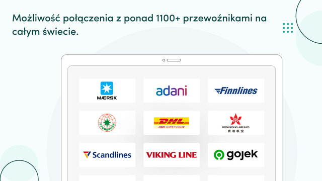 Możesz łączyć się z ponad 1100 przewoźnikami na całym świecie.