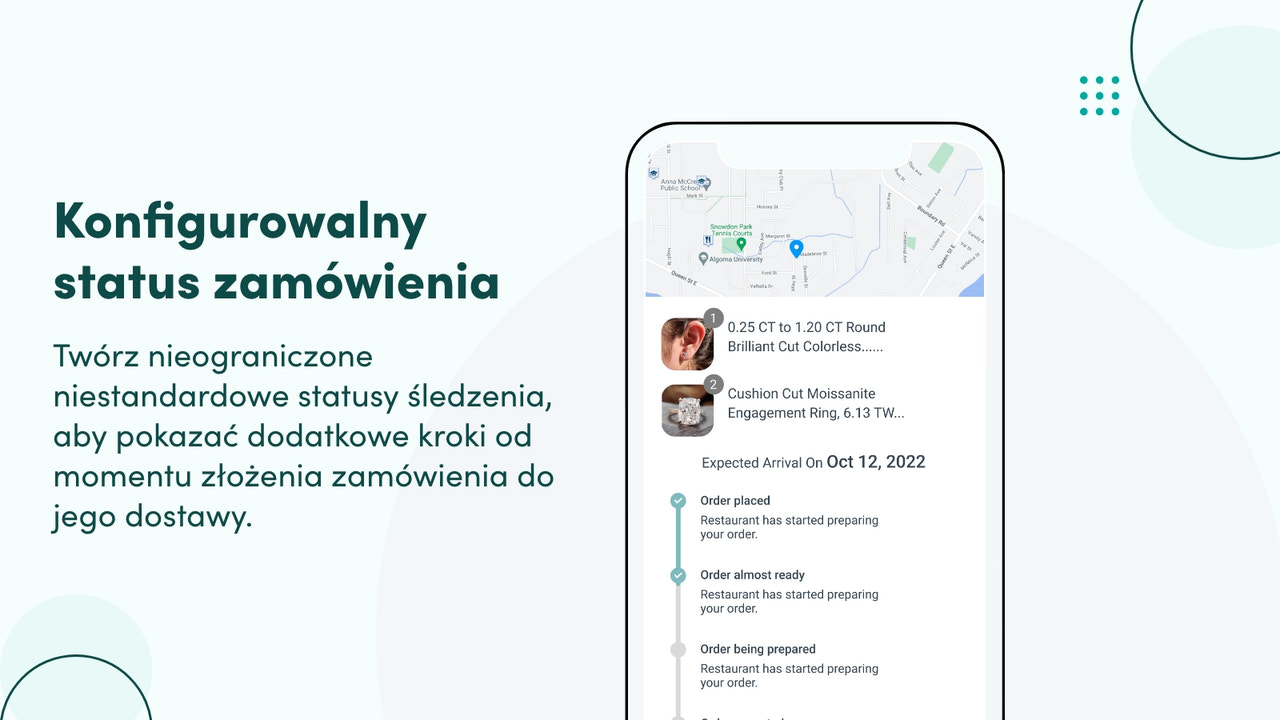 Konfigurowalny status zamówienia