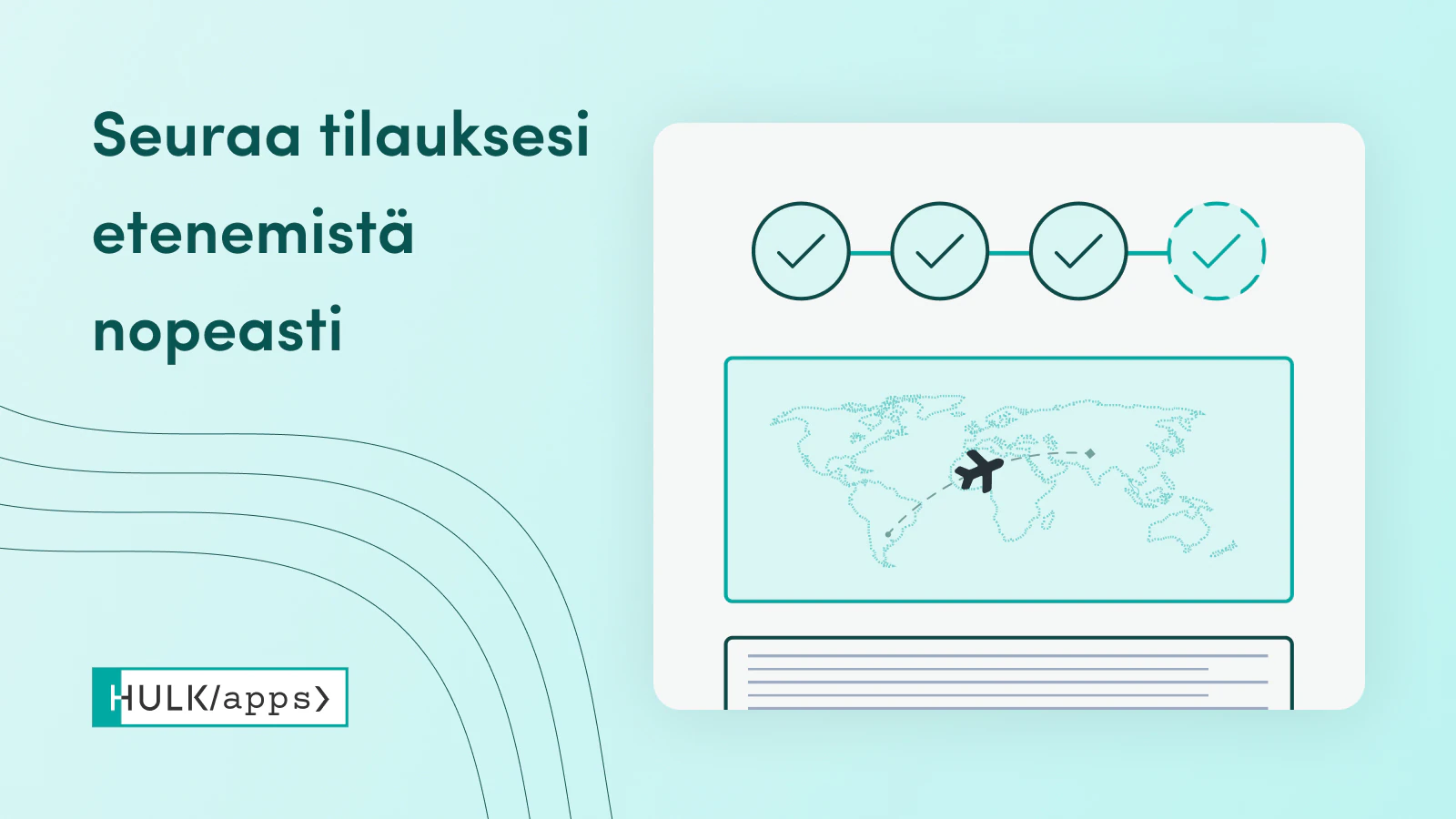 Shopify Order Status Tracker - sovellus HulkAppsilta