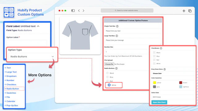 Lista de opciones personalizadas