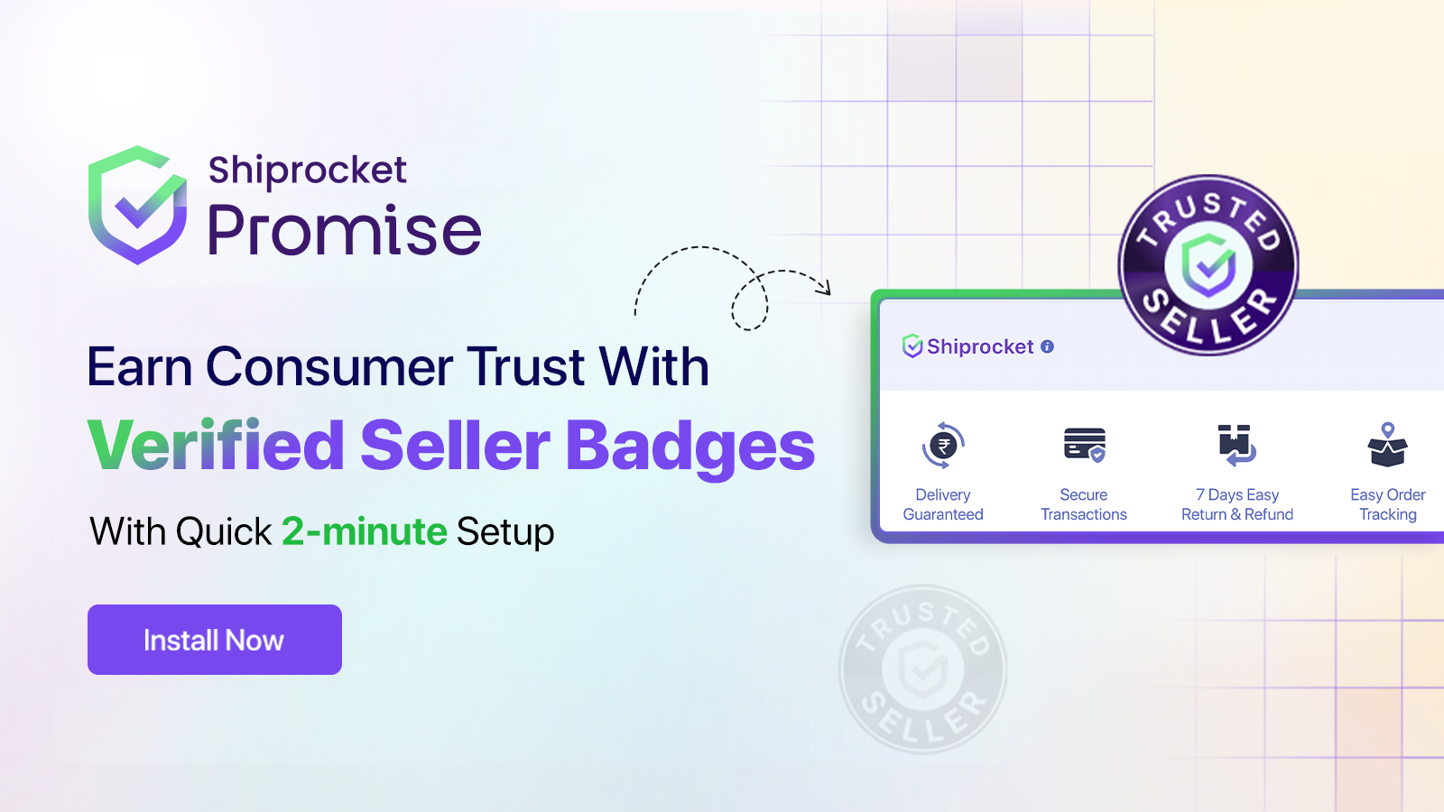 Increase conversion by showcasing trust badges