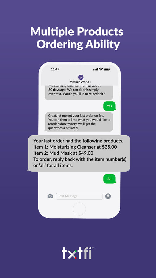 shopify bestelling tekstbericht en sms 