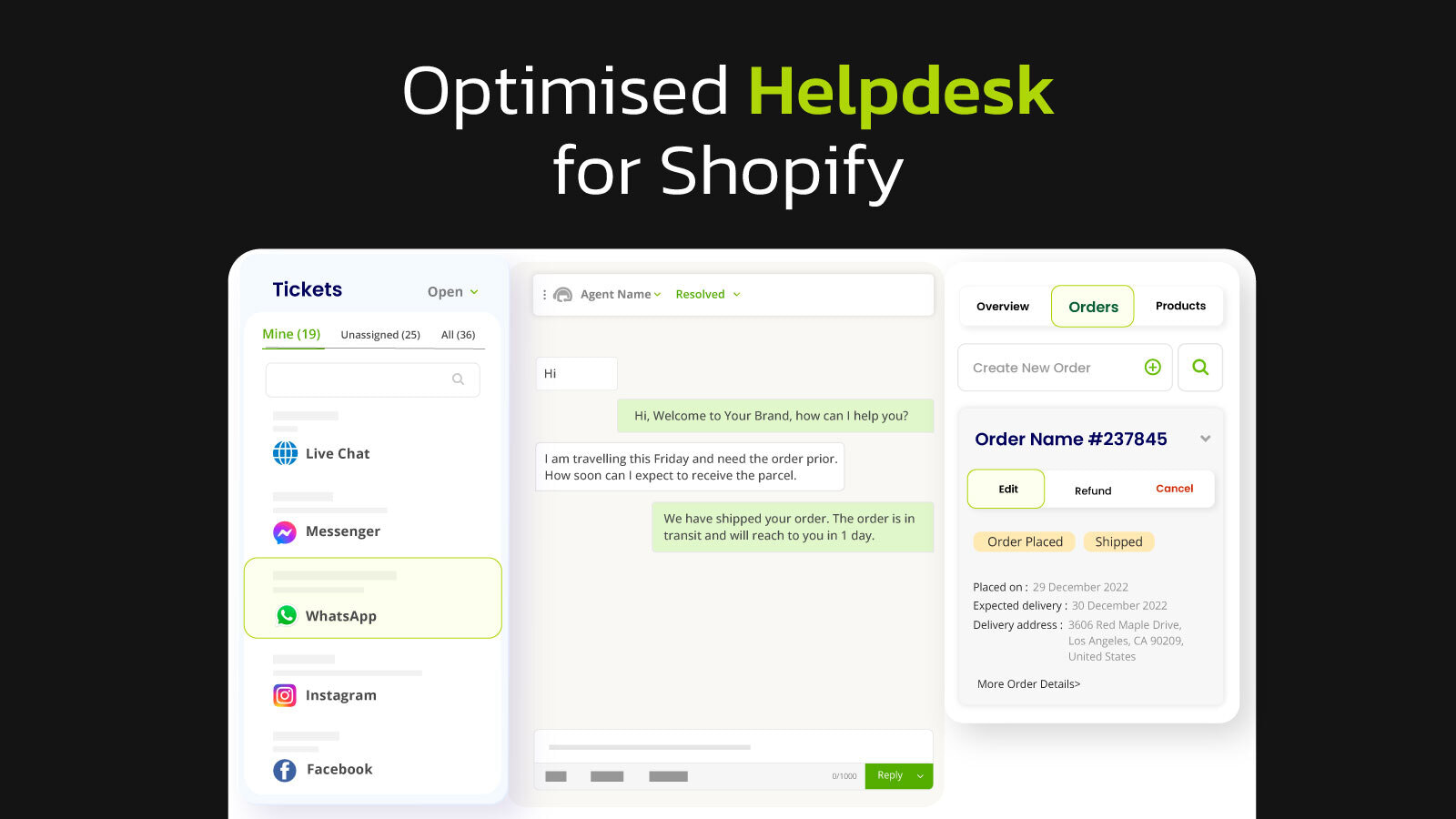 CRM Potencializado por IA desenvolvido para Shopify