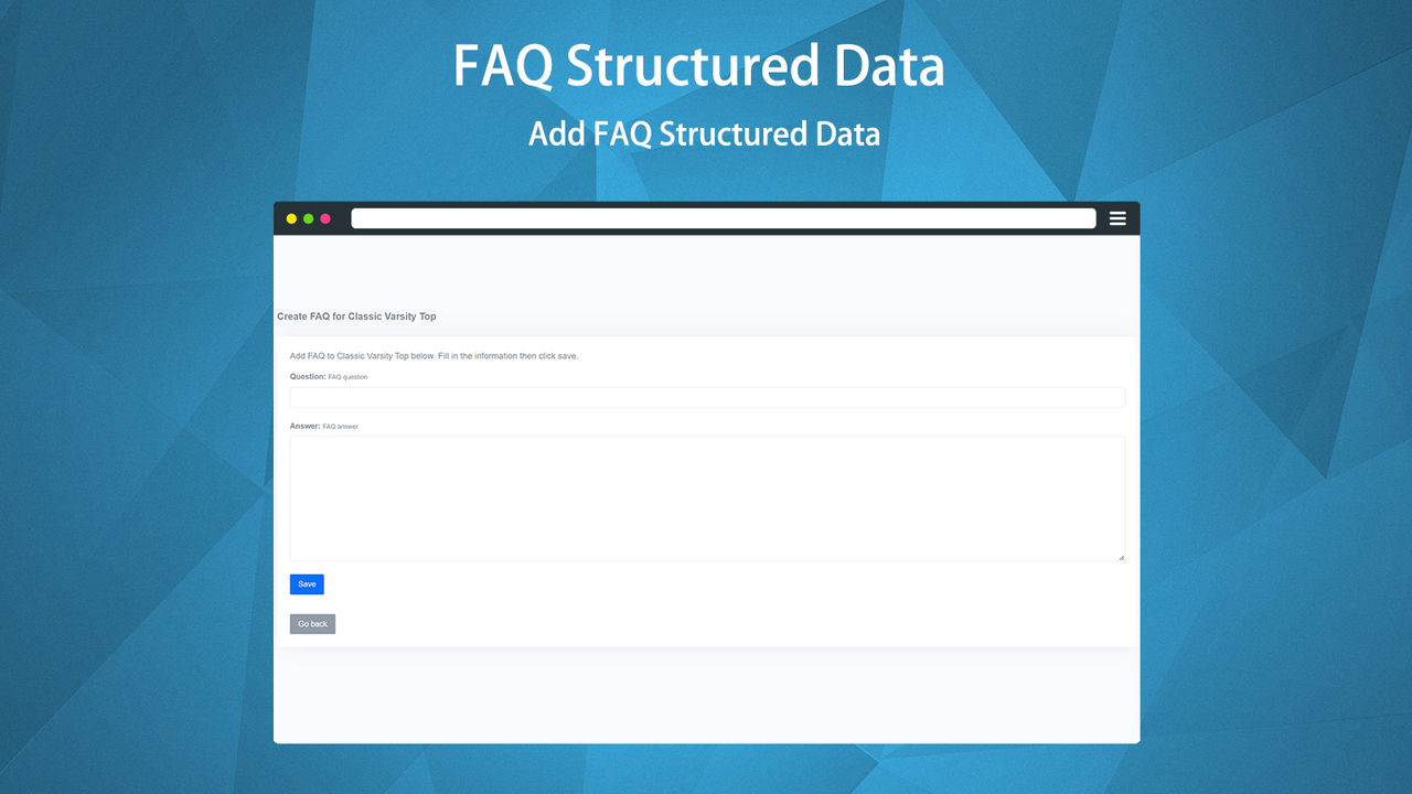 FAQ Données structurées