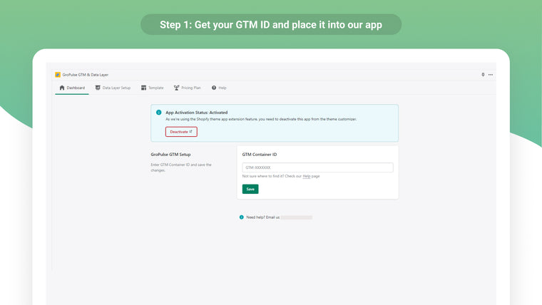 GroPulse GTM & Data Layer Screenshot