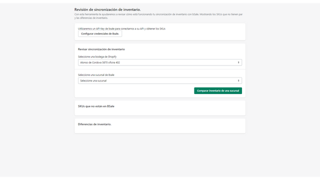 Configure sua conta do bsale 