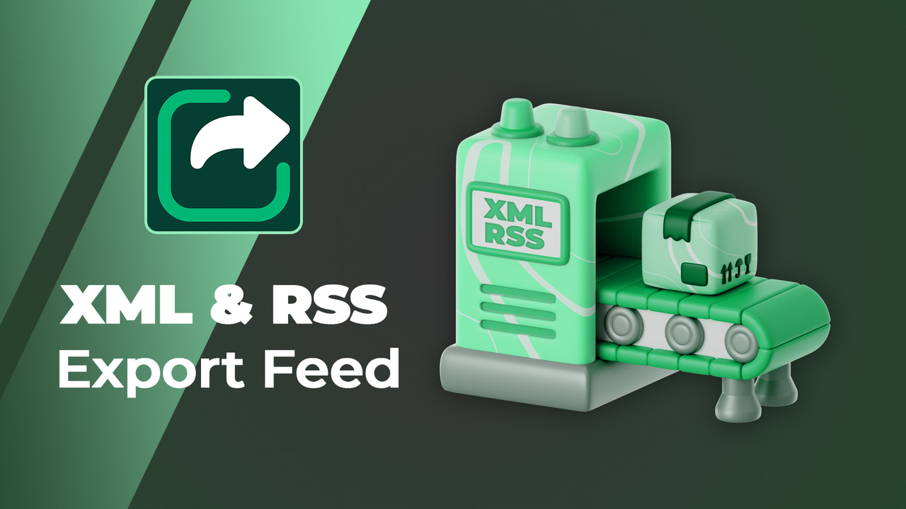 MyShop ‑ XML & RSS Export Feed Screenshot