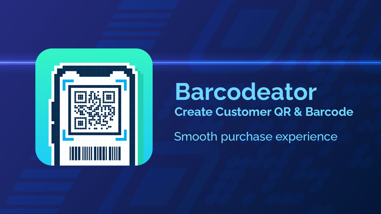 Barcodeator Create Customer QR and Barcode