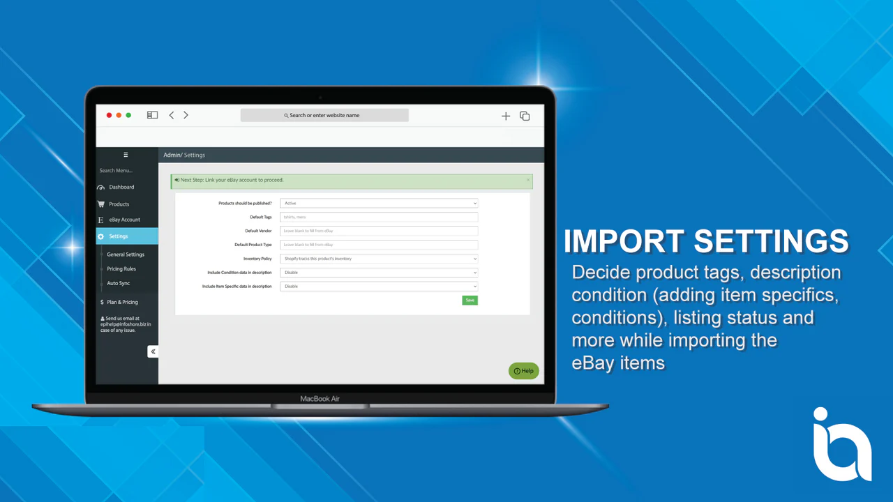 La configuración de importación define las reglas a utilizar al importar los listados