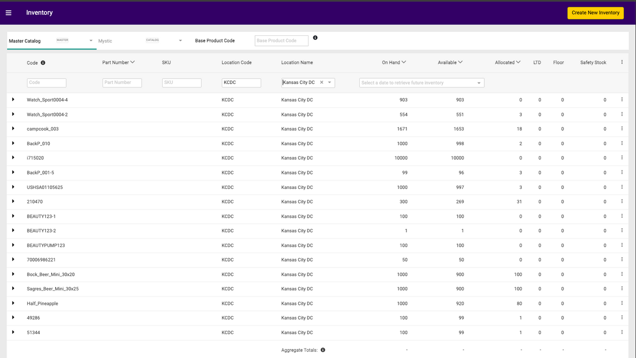 Ver, Segmentar y Asignar Inventario en Toda la Red en Tiempo Real