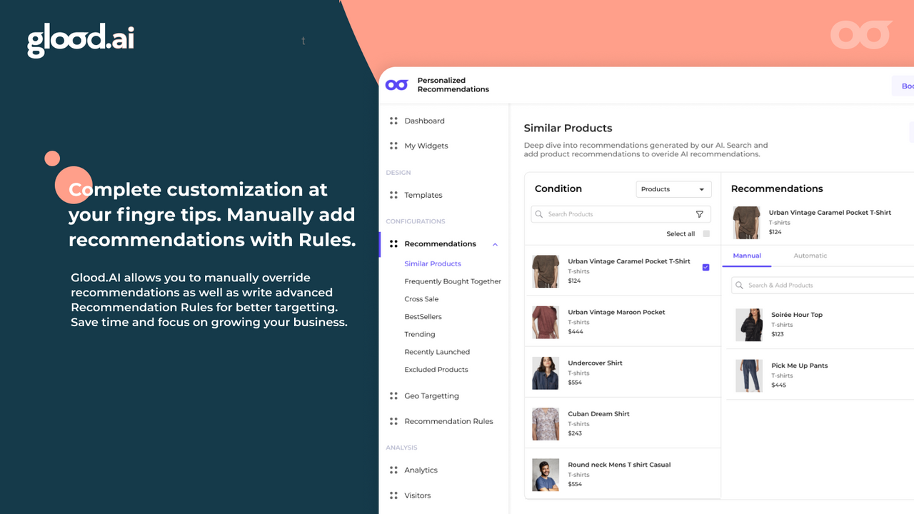 Wiser - AI based Personalized Recommendations for Shopify