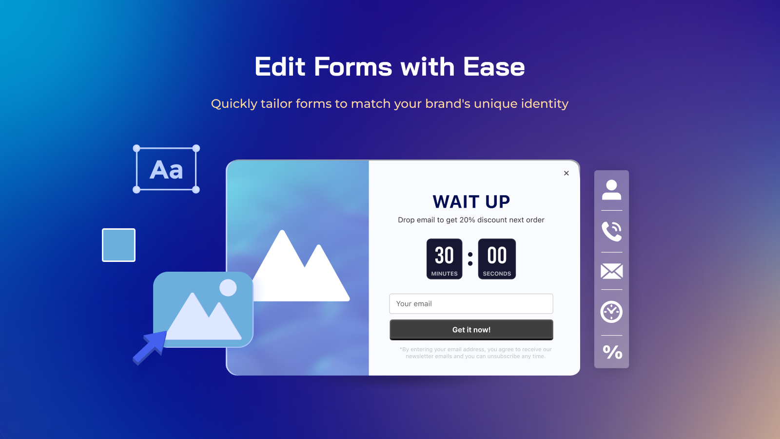 Edite formulários com facilidade com o Avada Lead Booster