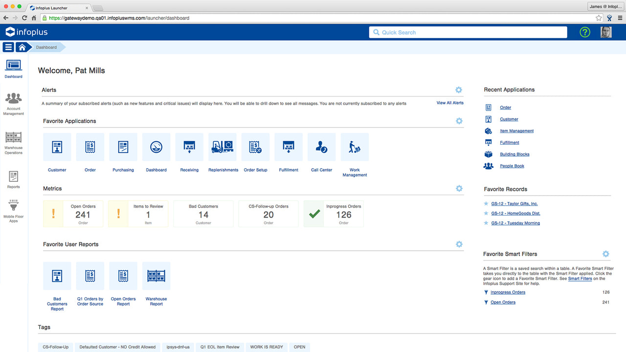 Infoplus Dashboard