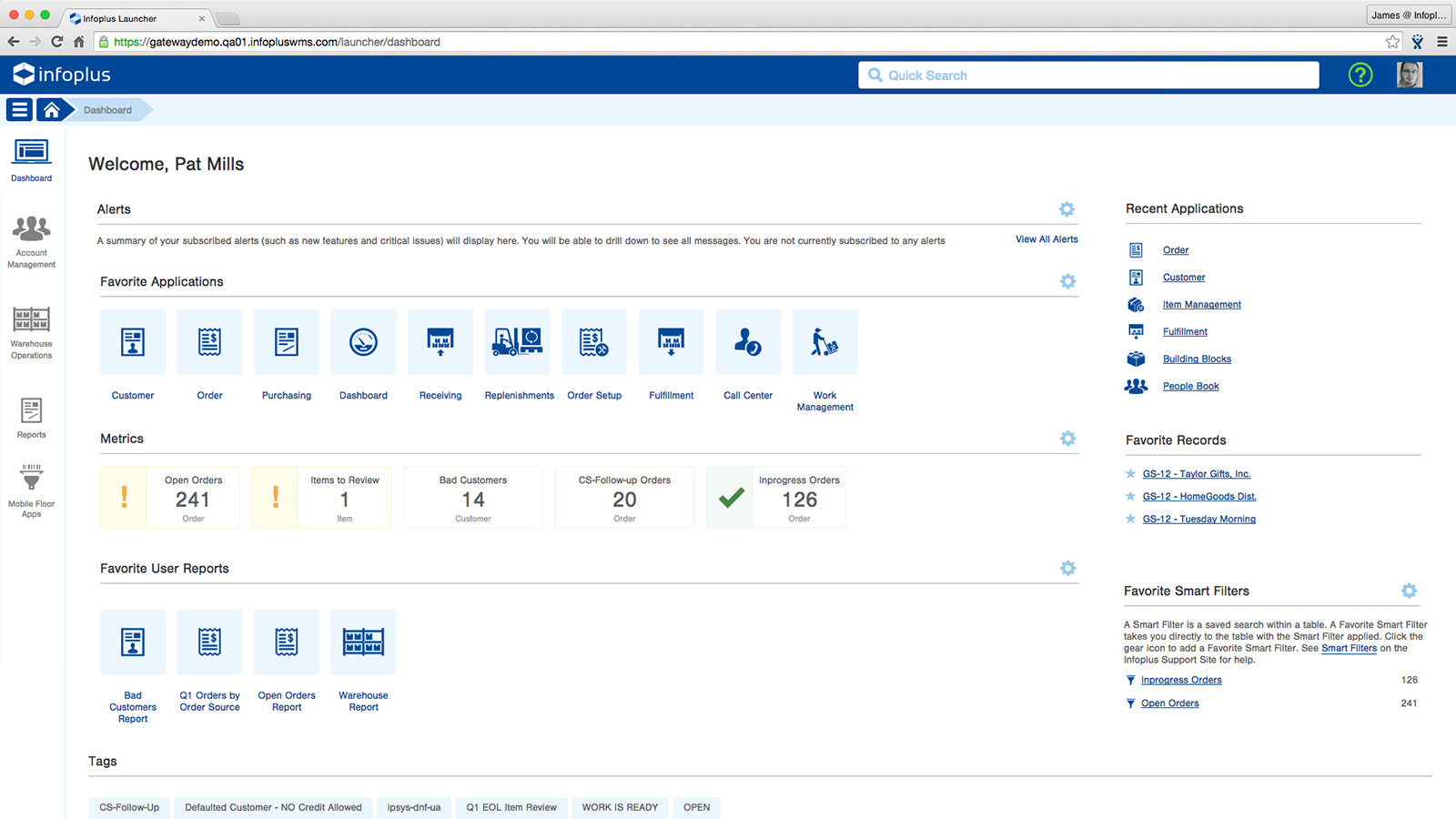 Infoplus Dashboard