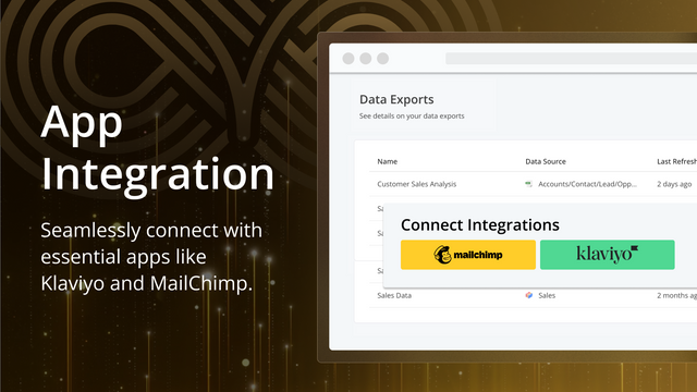 Integrate with Mailchimp and Klaviyo