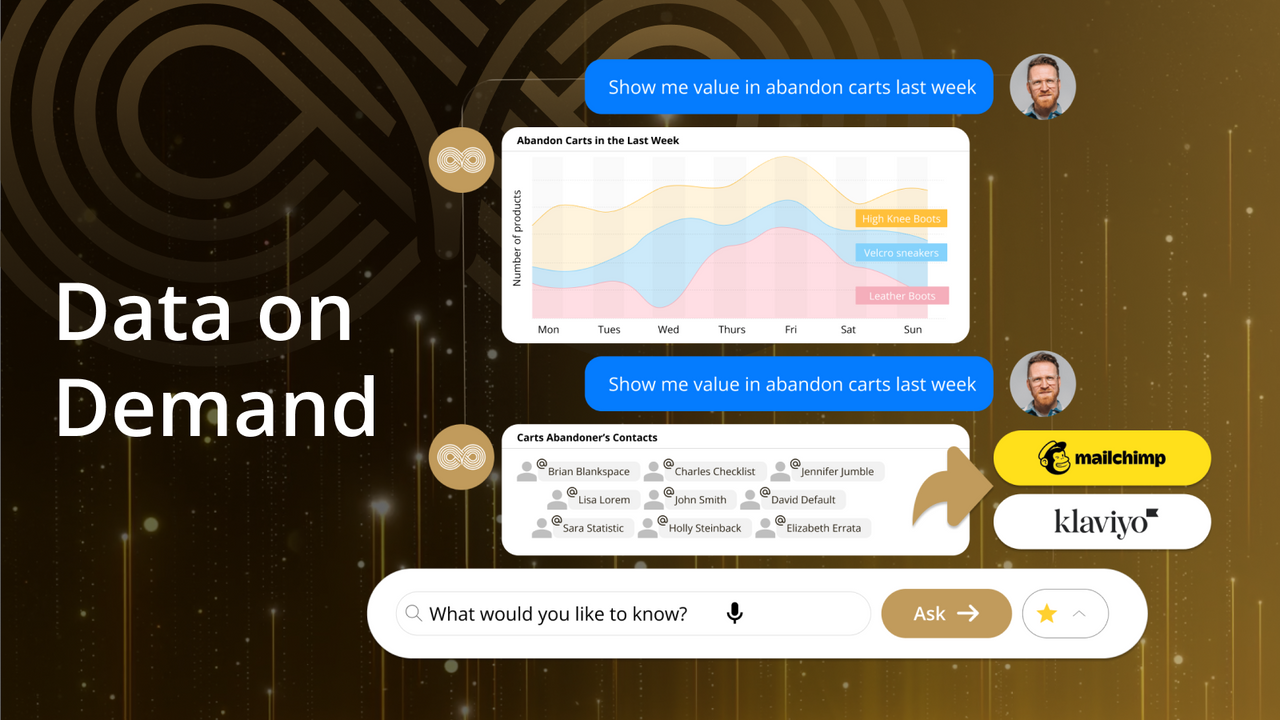 Get data on demand by chatting with AI