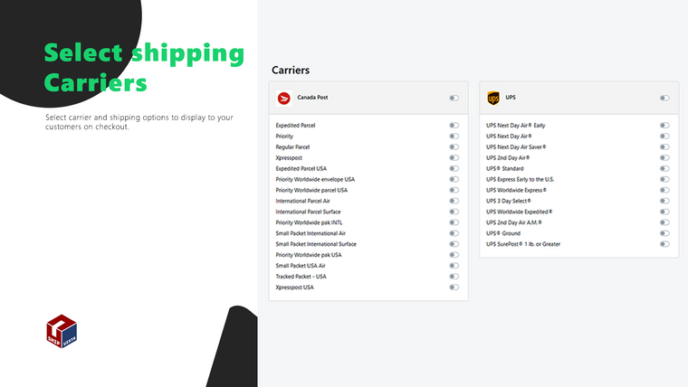 Live Shipping Cost Calculator Screenshot