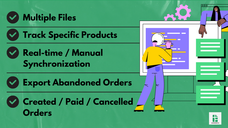 GoSheet ‑ Export Google Sheets Screenshot