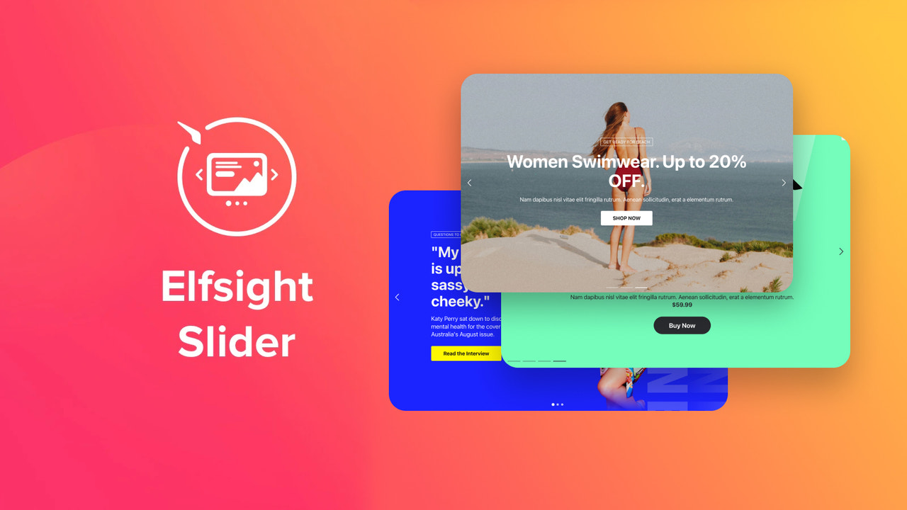 Shopify Slider af Elfsight