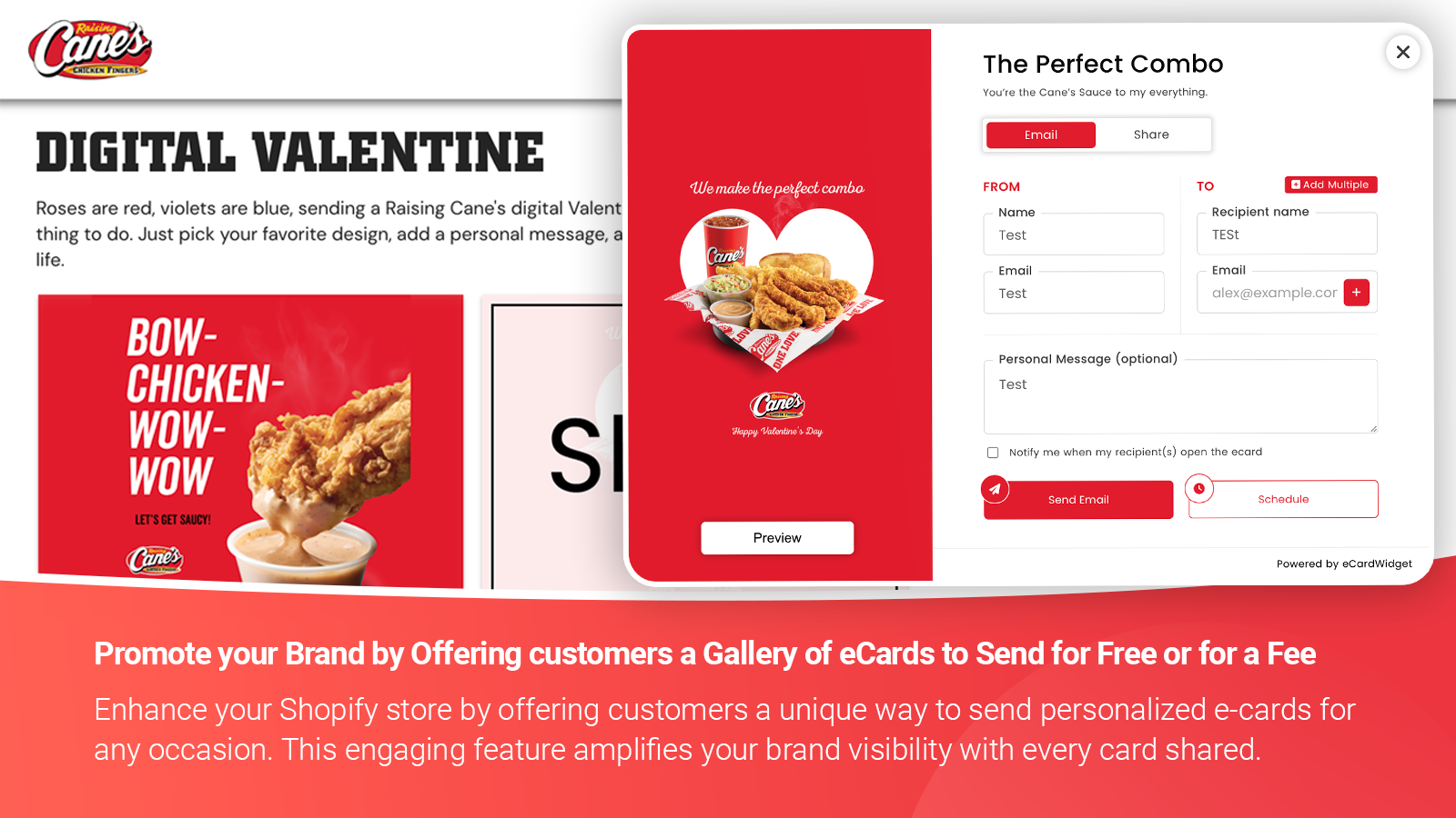 eCard Widget: Sell eGreetings Screenshot