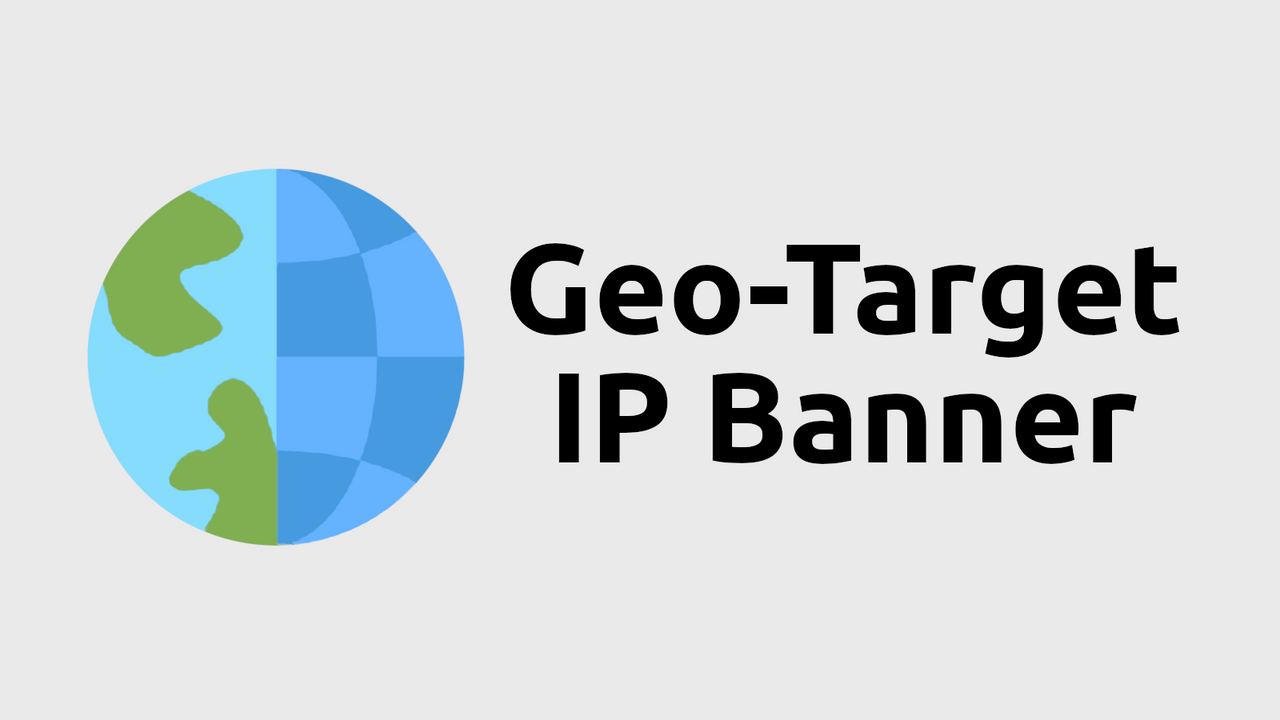 Geo‑Target IP Banner Screenshot