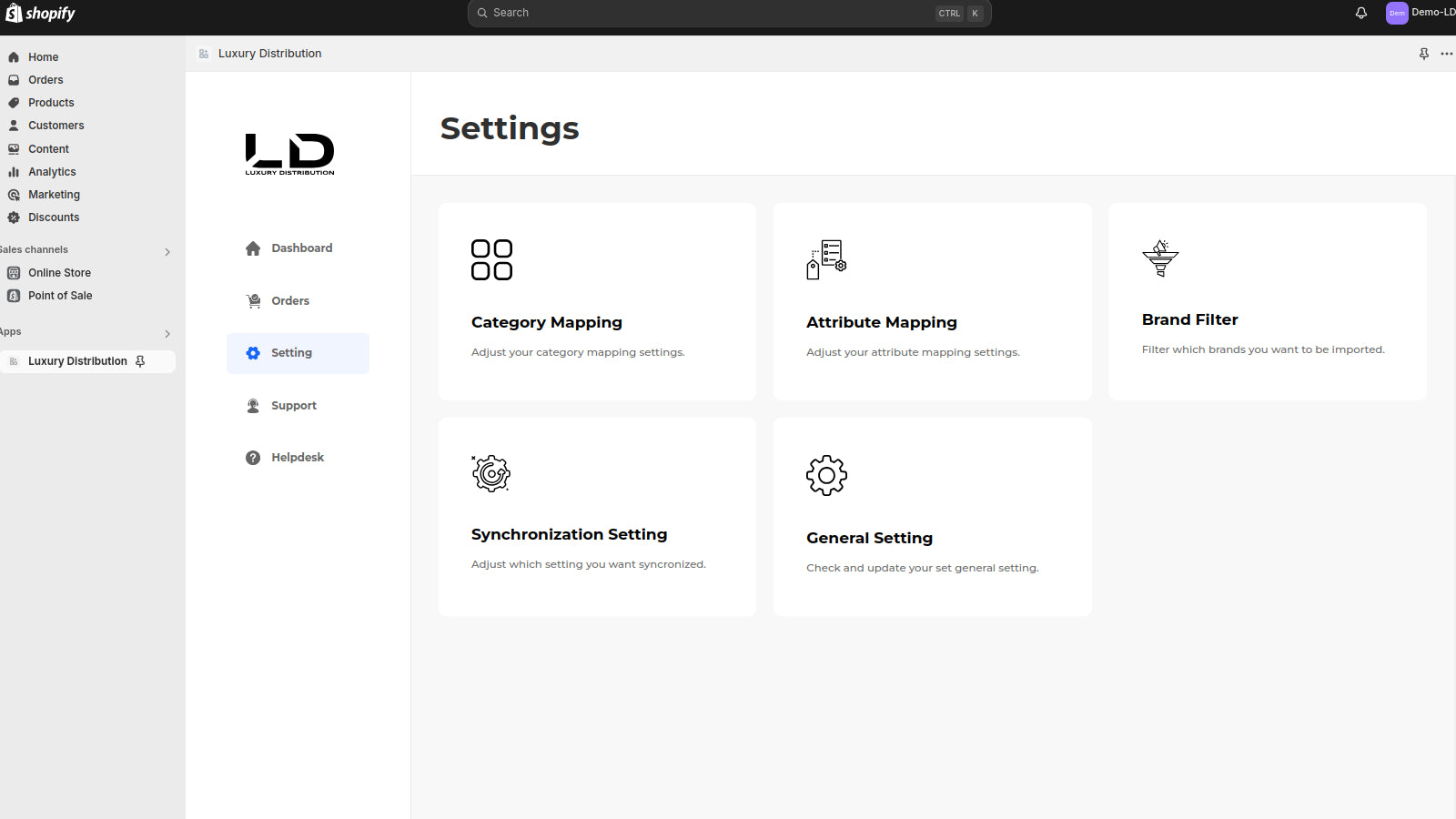 Luxury Distribution Dropship Screenshot