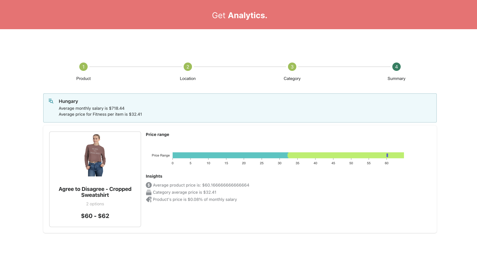 Product Price Explorer Screenshot