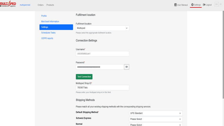 Multisped Logistics Screenshot