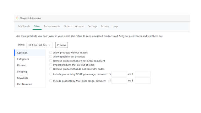 Utiliza filtros y mejoras para mejorar tus productos