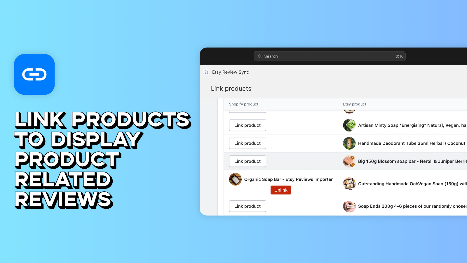 Etsy Reviews Importer - Product related reviews