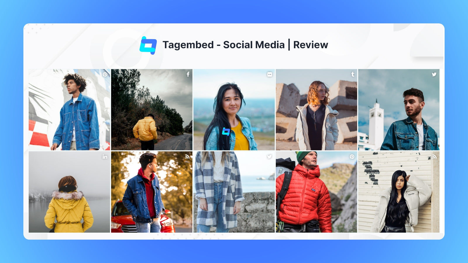 Tagembed‑ Social Post & Review Screenshot