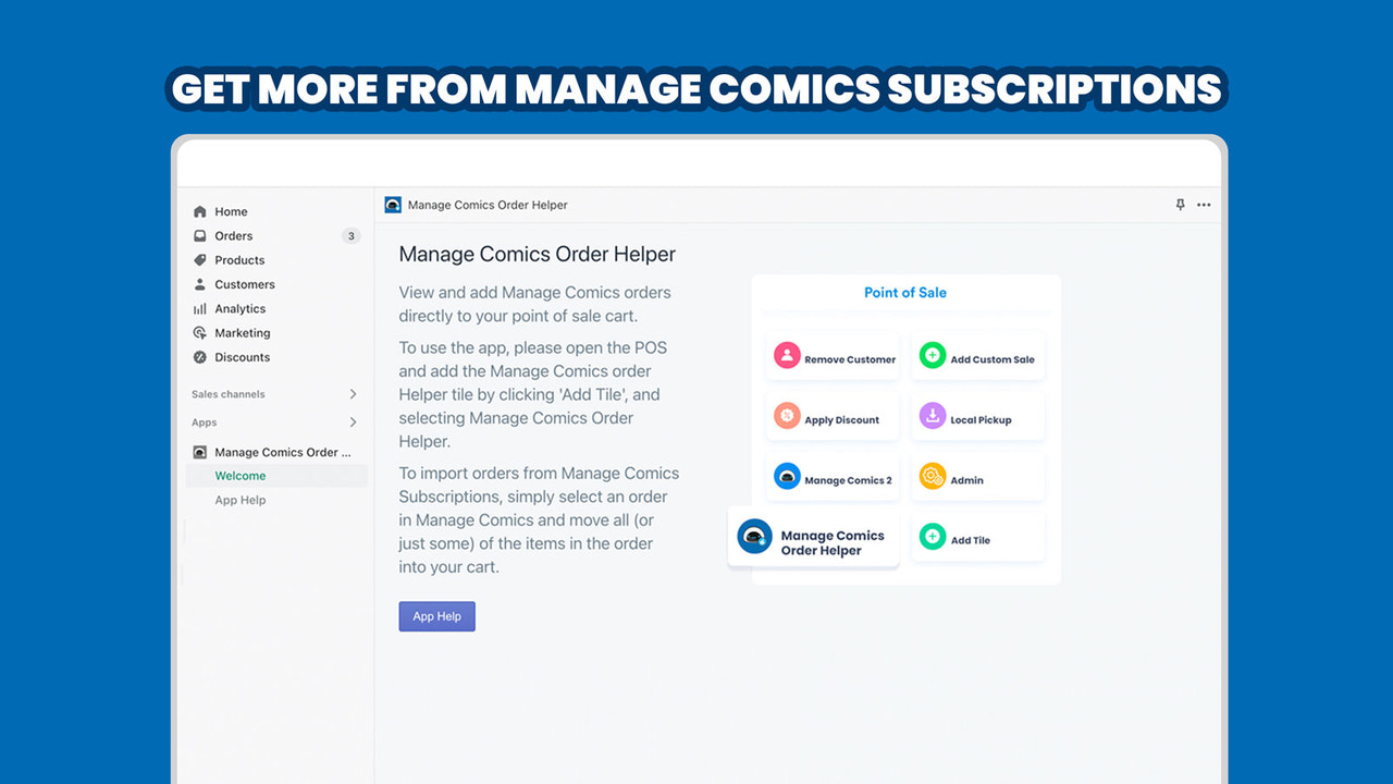 Haal meer uit Manage Comics Subscriptions.