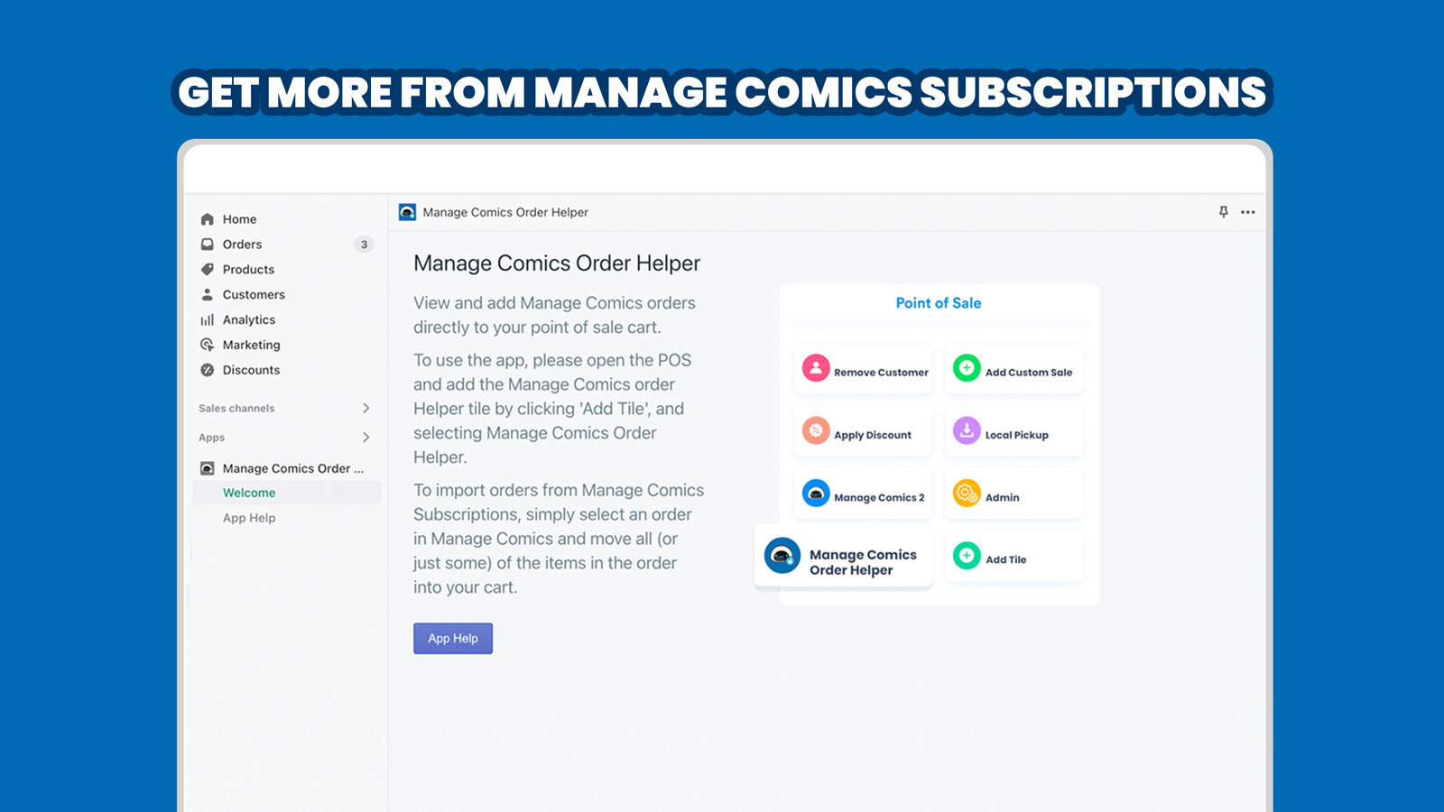 Haal meer uit Manage Comics Subscriptions.