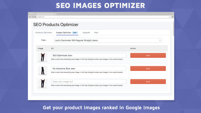 Optimizador de imágenes SEO